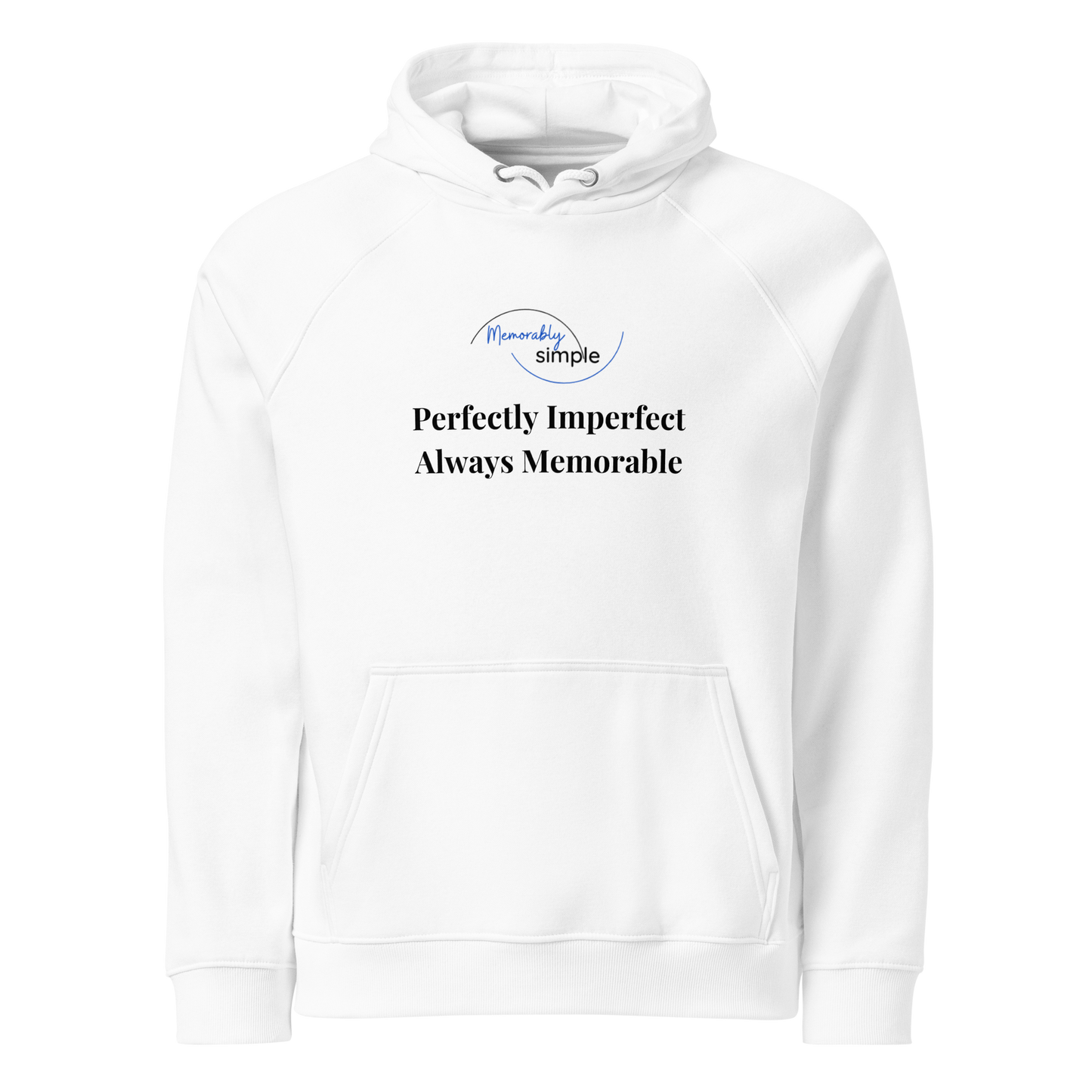 Perfectly Imperfect™ Motivational Hoodie | Minimalist Inspirational Quote Sweatshirt | Empowering Everyday Wear for Women