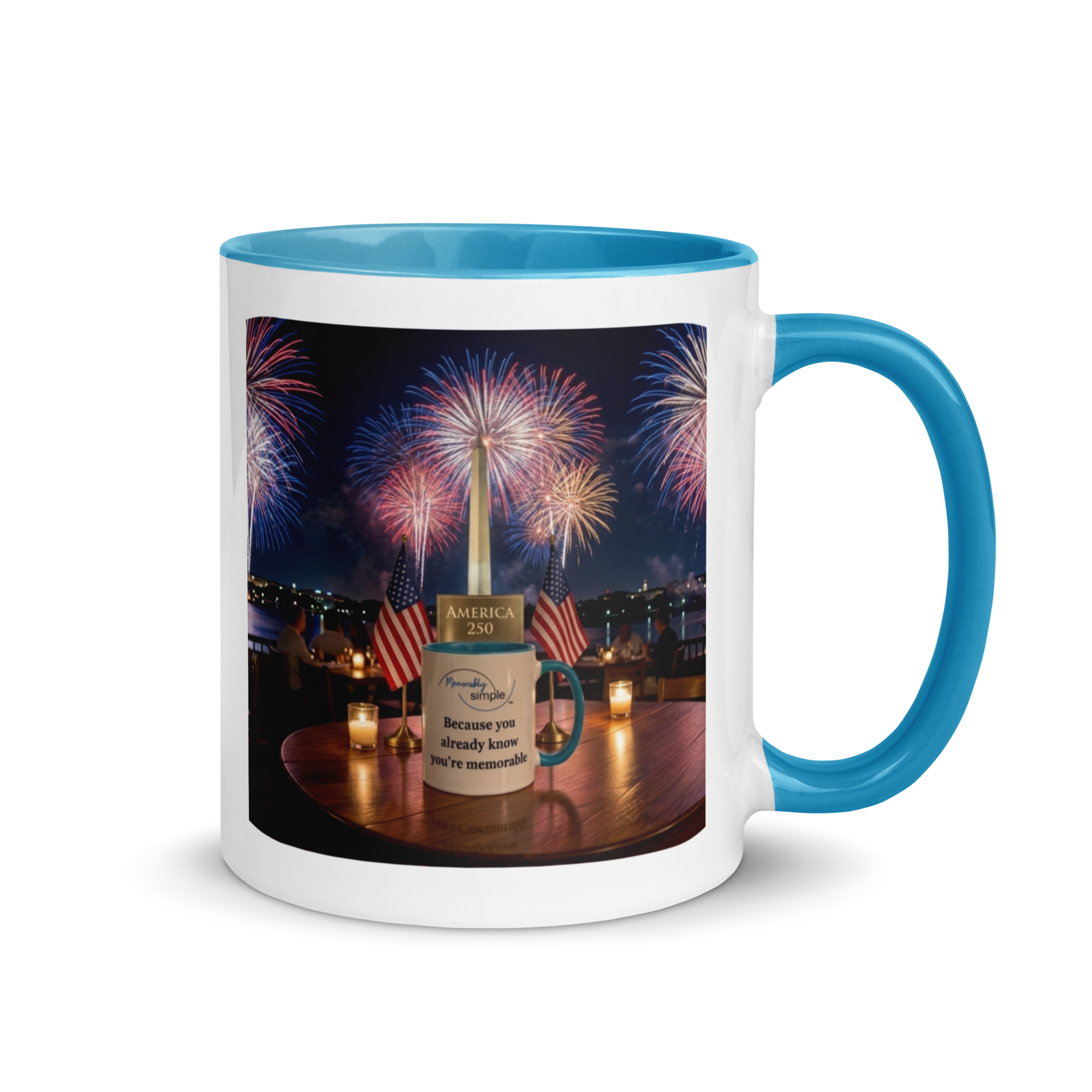 America 250: Washington Monument Fireworks Mug