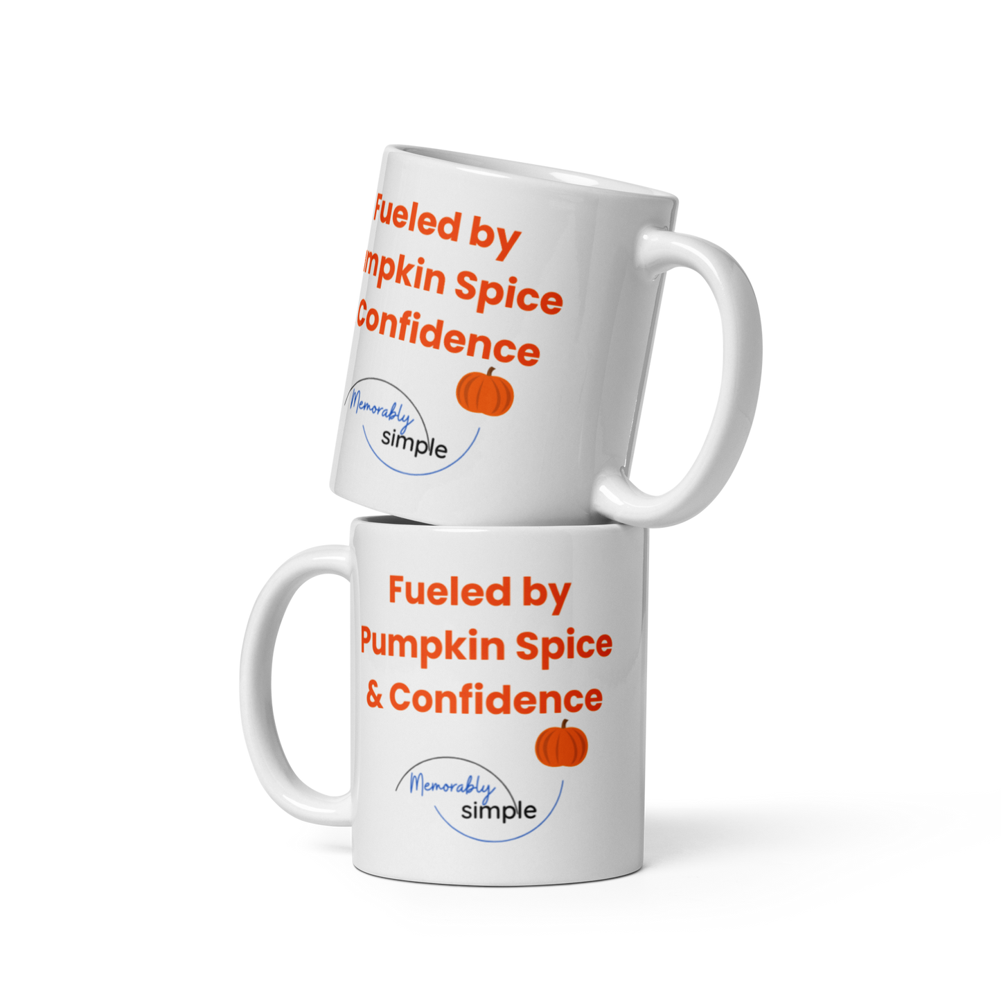 Pumpkin Spice & Confidence Mug