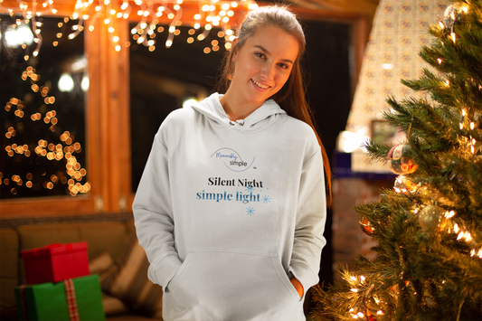 Silent Night, Simple Light Hoodie