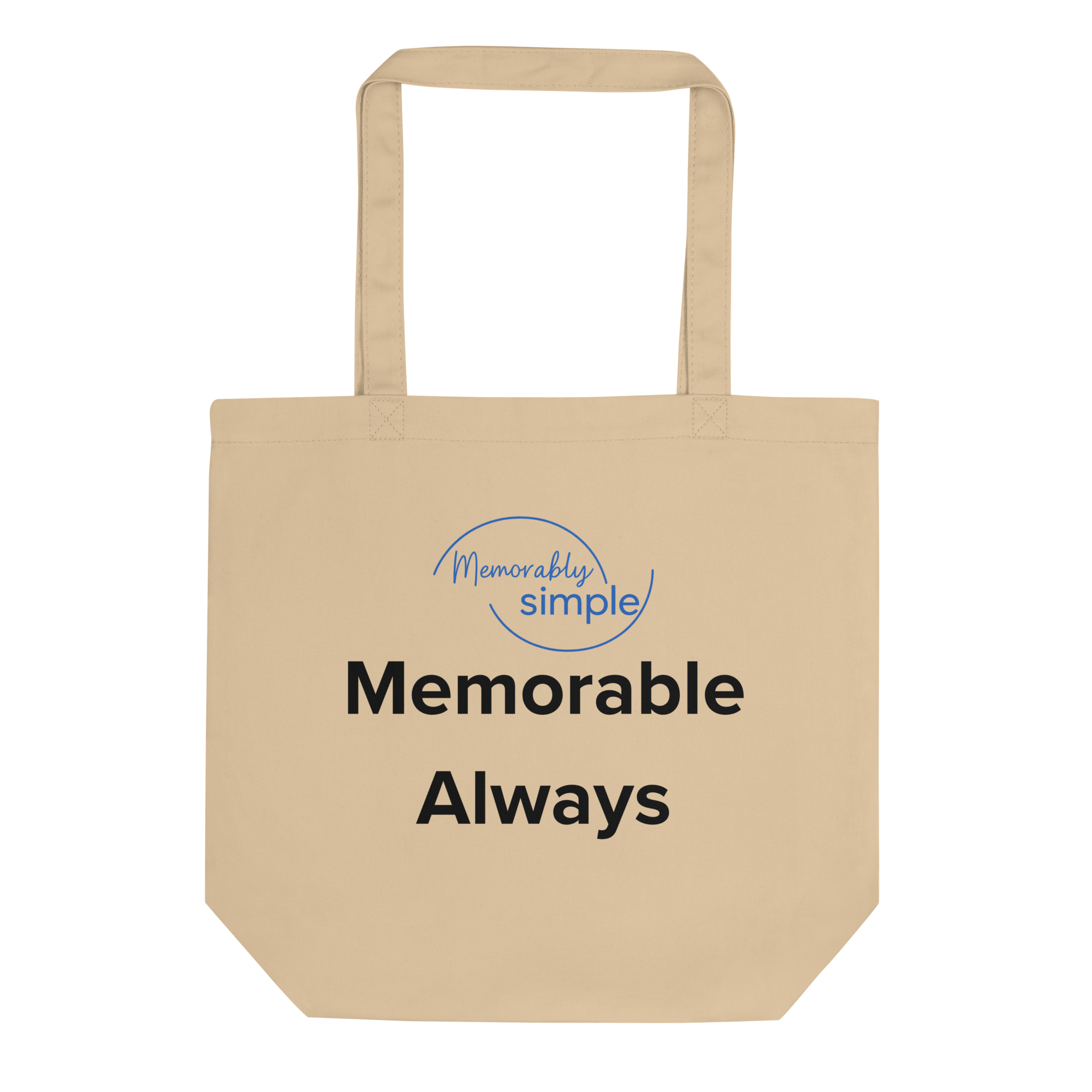 Memorable Always™ Inspirational Quote Tote Bag | Minimalist Everyday Carry | Empowering Canvas Bag for Women