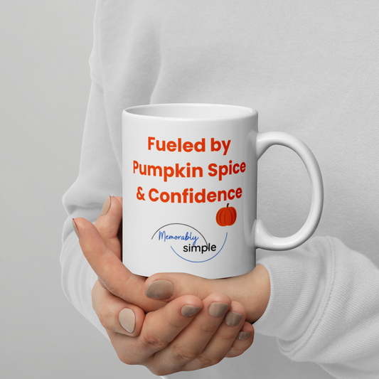 Pumpkin Spice & Confidence Mug
